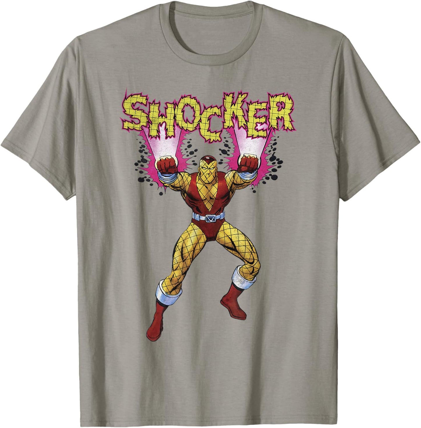 Marvel Shocker Classic Retro 90's Spider-Man Villain T-Shirt - T-Shirt | Sand