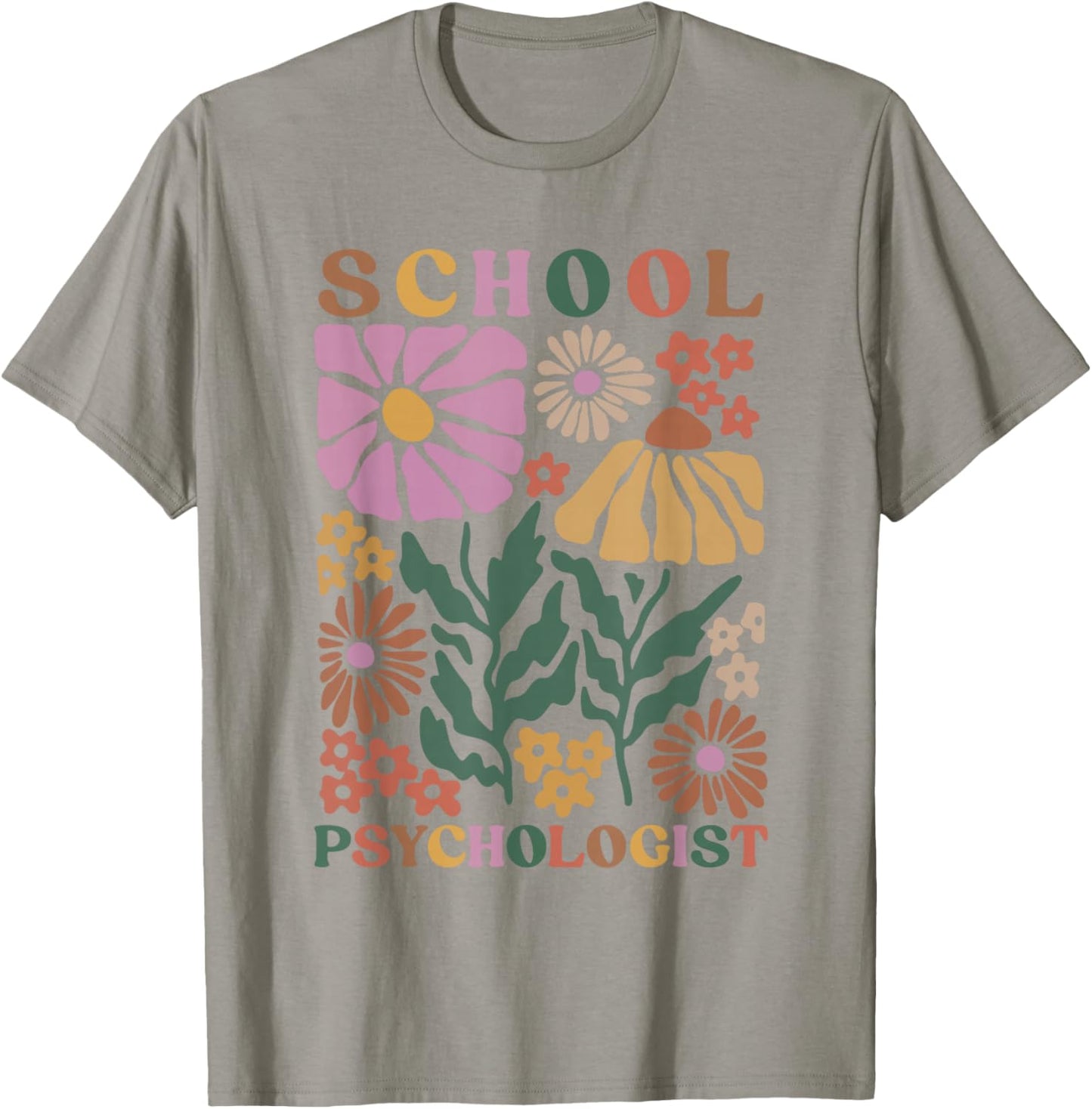 School Psychologist Psychology Teahcher Appreciation T-Shirt - T-Shirt | Sand