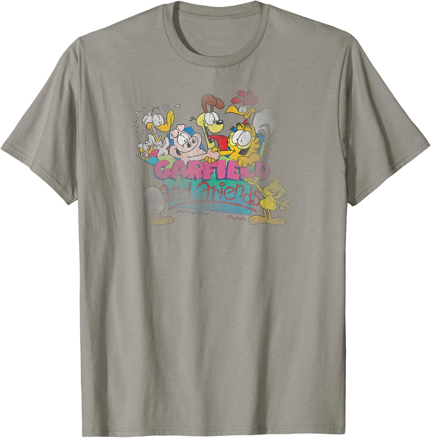 Garfield Garfield and Friends T-Shirt - T-Shirt | Sand
