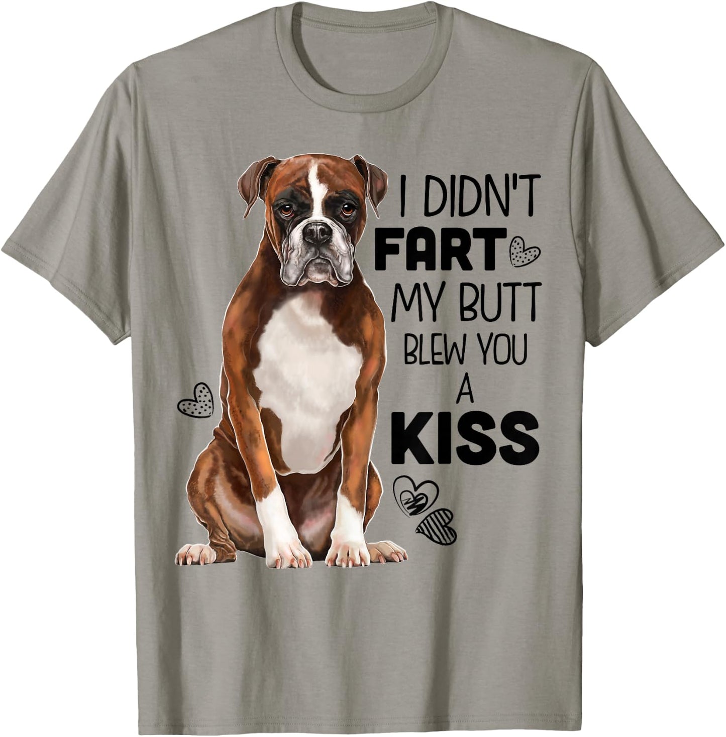 Boxer Dog Funny for Dog Mom Dog Dad Dog Lover Gift T-Shirt - T-Shirt | Sand