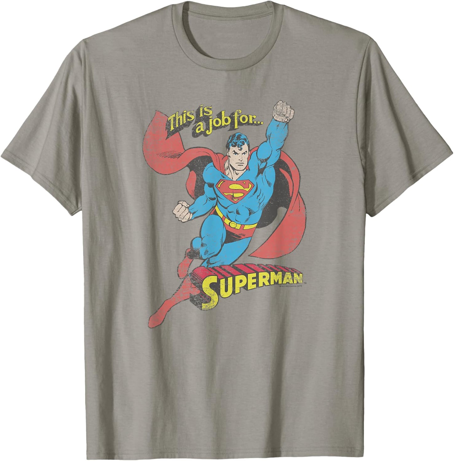 Superman On The Job T-Shirt - T-Shirt | Sand