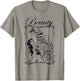Disney Beauty and the Beast Belle Book Stack Sketch Portrait T-Shirt - T-Shirt | Sand