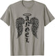 Angel Wings Halo Feathers God Awesome Funny Gift T-Shirt - T-Shirt | Sand