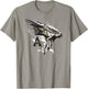 Avatar Epic Powerful Banshee Paint Splash Sketch Chest Logo T-Shirt - T-Shirt | Sand