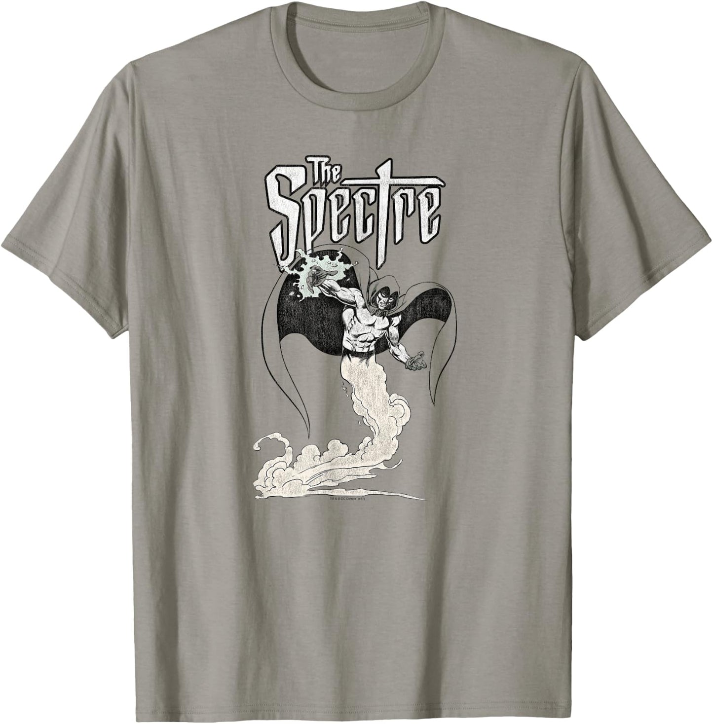 DC Comics Justice League The Spectre -Adults Green Short Sleeve Classic Fit , Small T-Shirt - T-Shirt | Sand