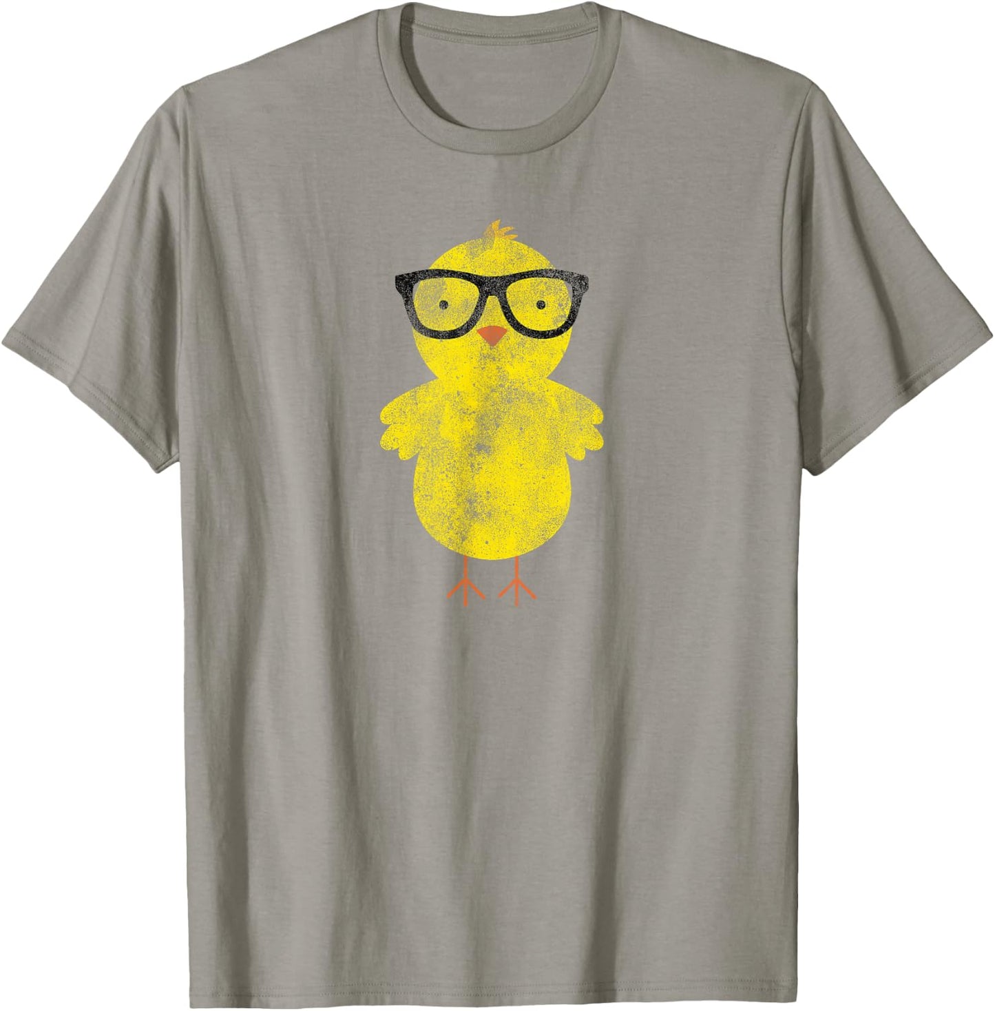 Baby Chick Easter - Nerd Glasses Hipster T-Shirt - T-Shirt | Sand