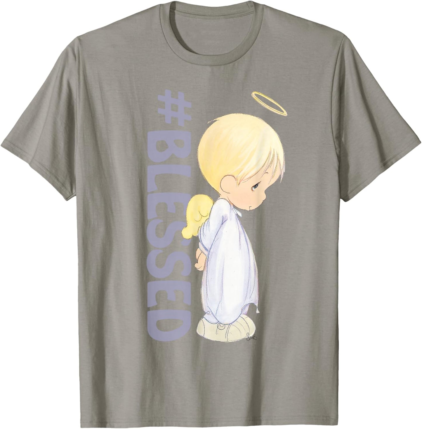 Precious Moments #Blessed T-Shirt - T-Shirt | Sand