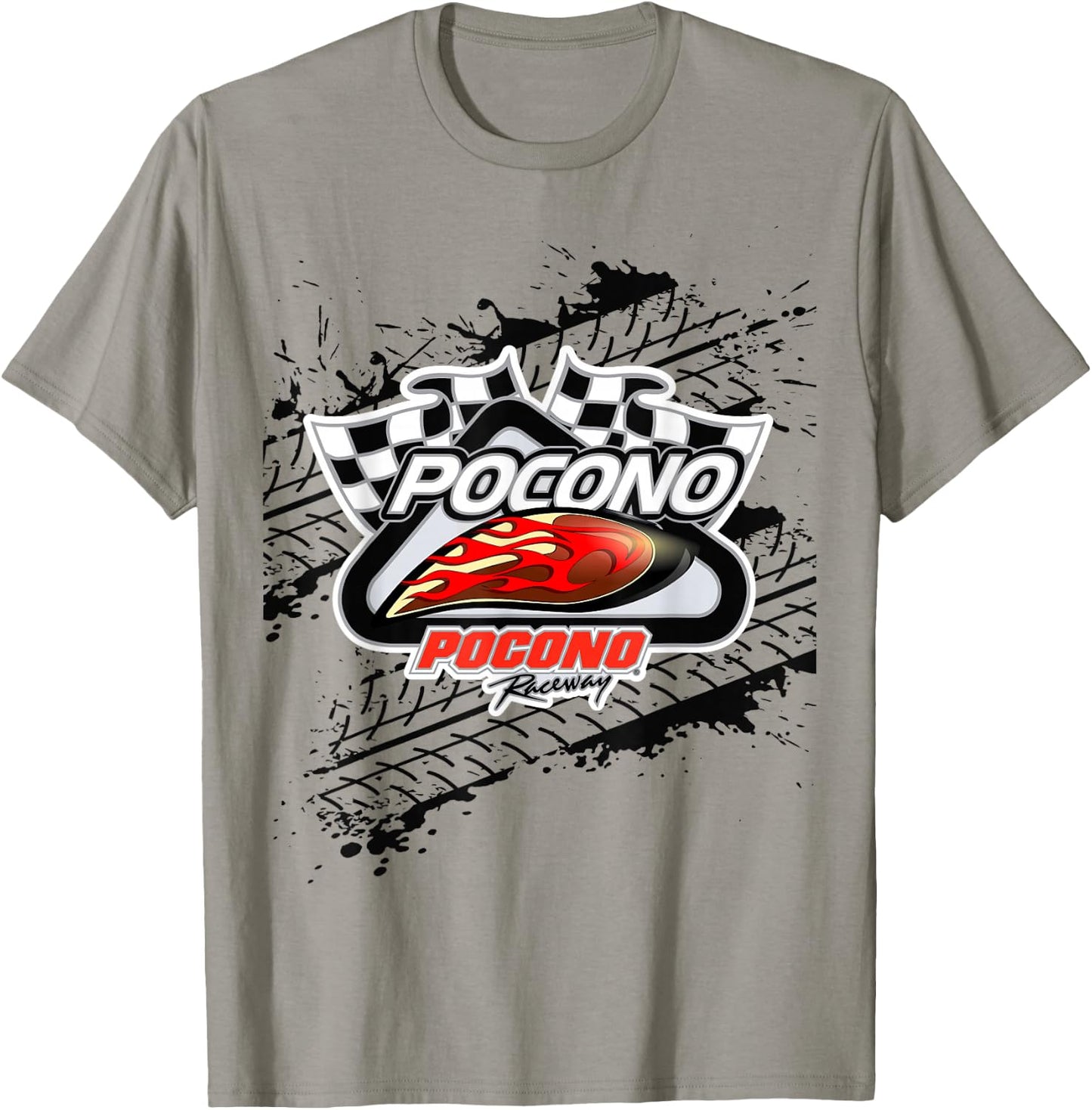 Pennsylvania Pocono Mountain Motorcycle race Men's T-Shirt - T-Shirt | Sand