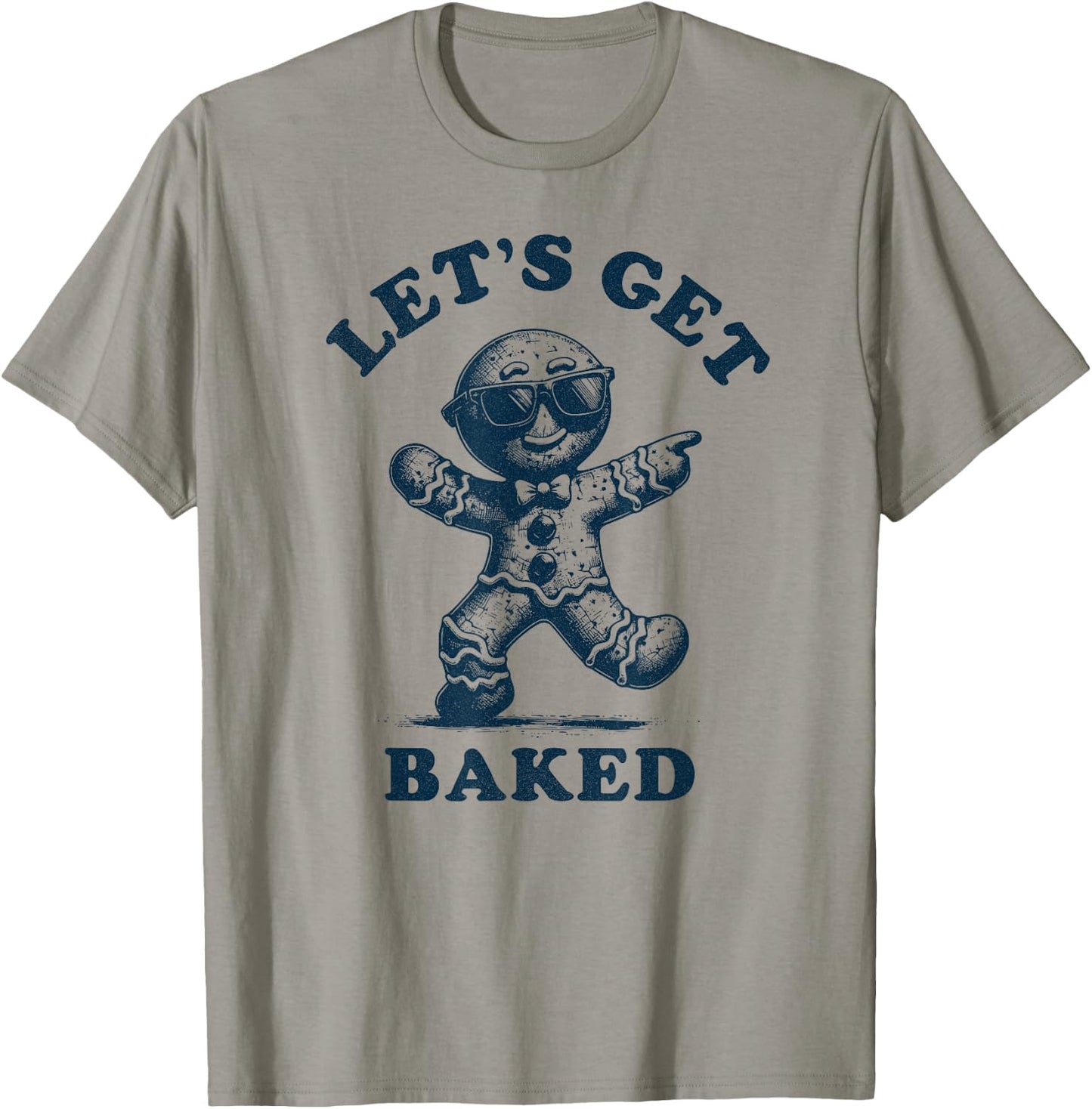 Let's get baked - Funny Baking Lover Christmas T-Shirt - T-Shirt | Sand