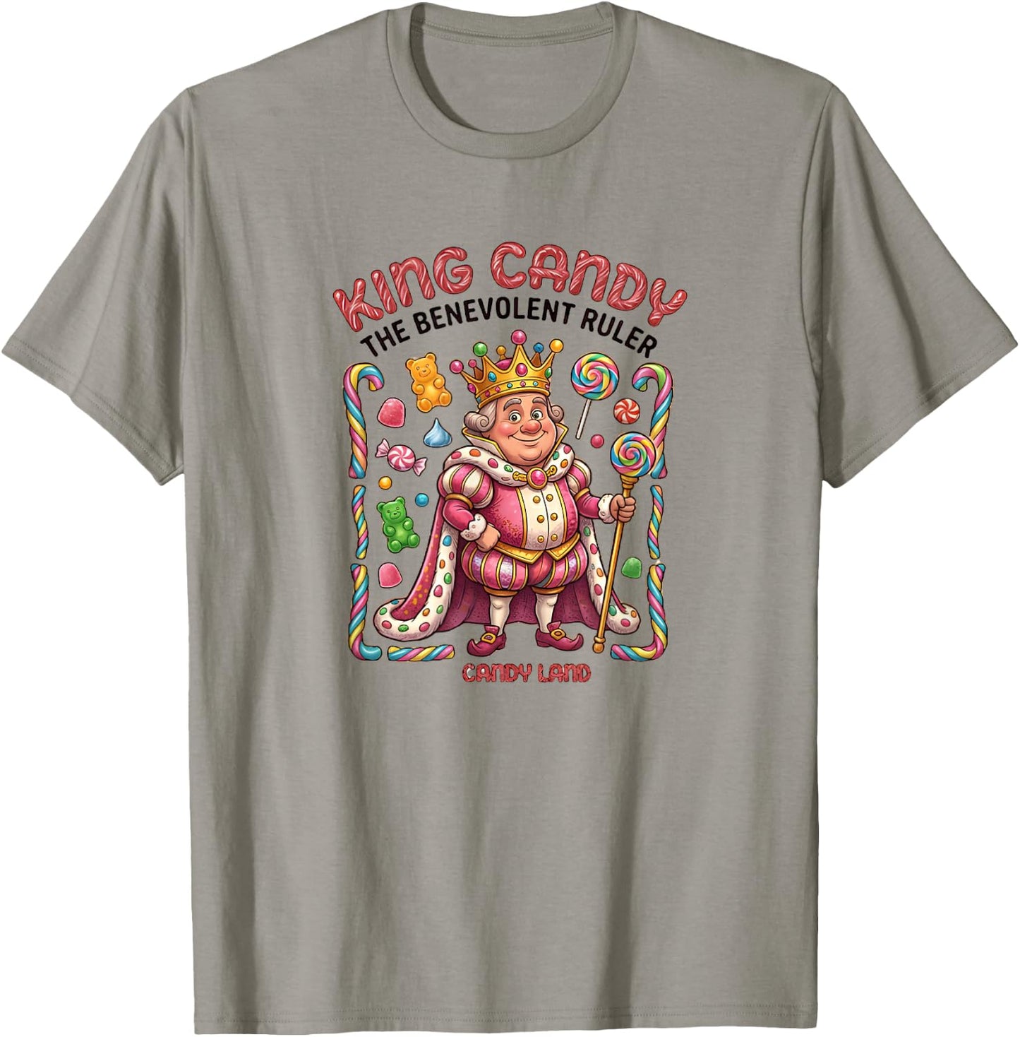 King Candy T-Shirt - T-Shirt | Sand