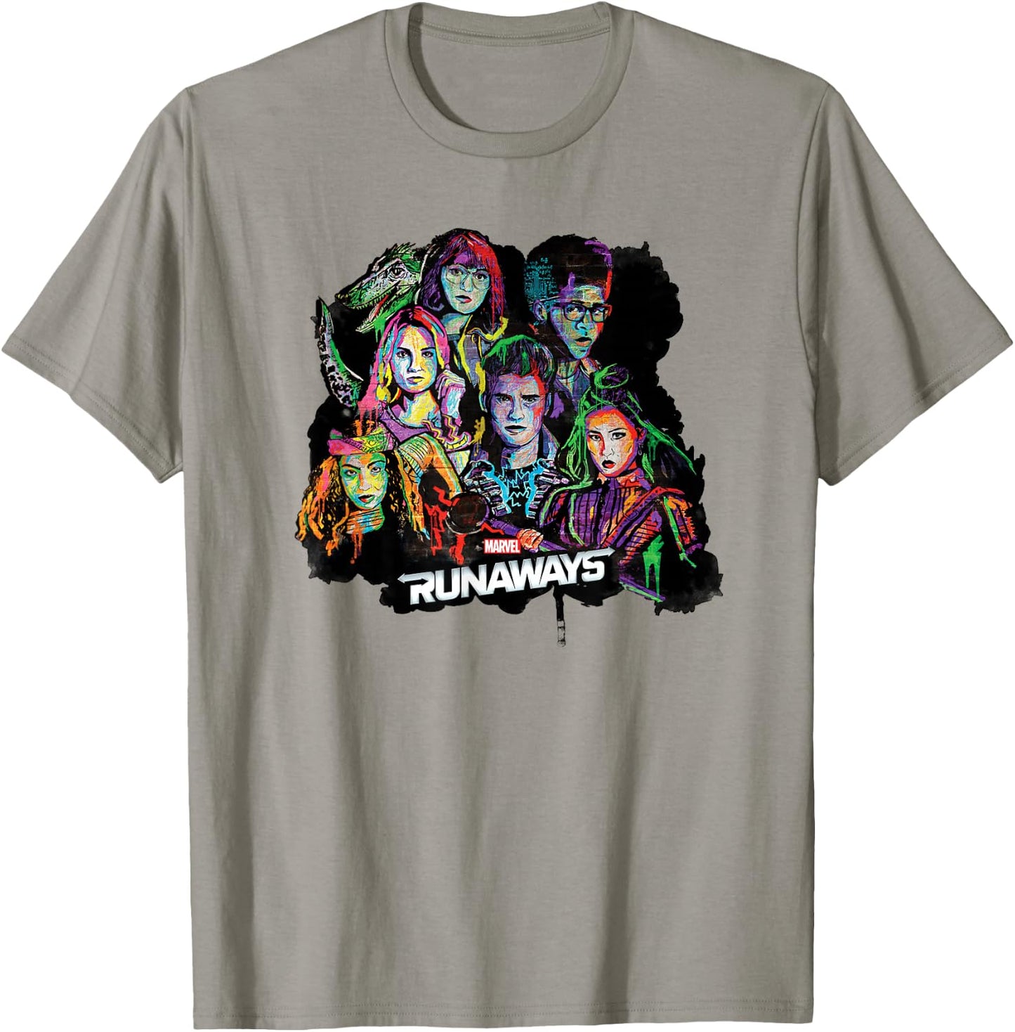 Marvel Runaways Group Shot T-Shirt - T-Shirt | Sand