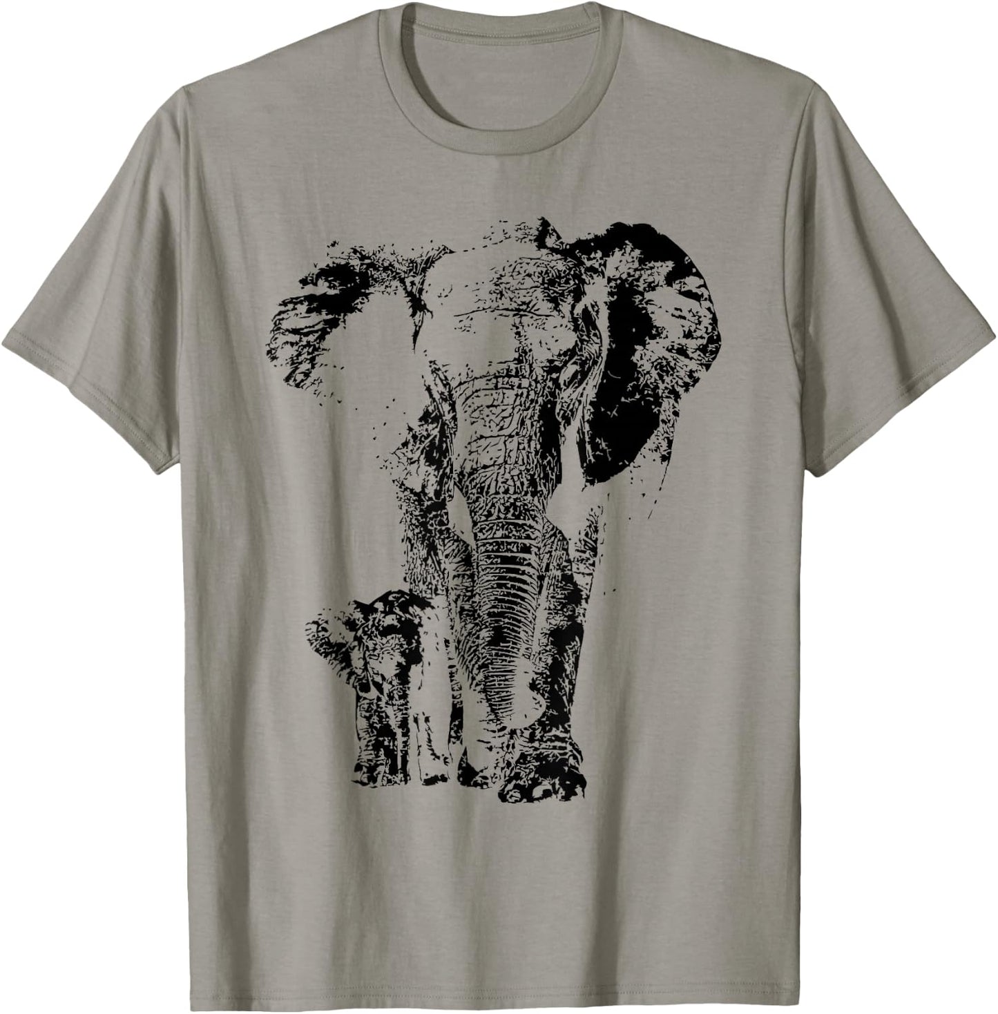 Elephant Animal Friend Save The Elephants T-Shirt - T-Shirt | Sand