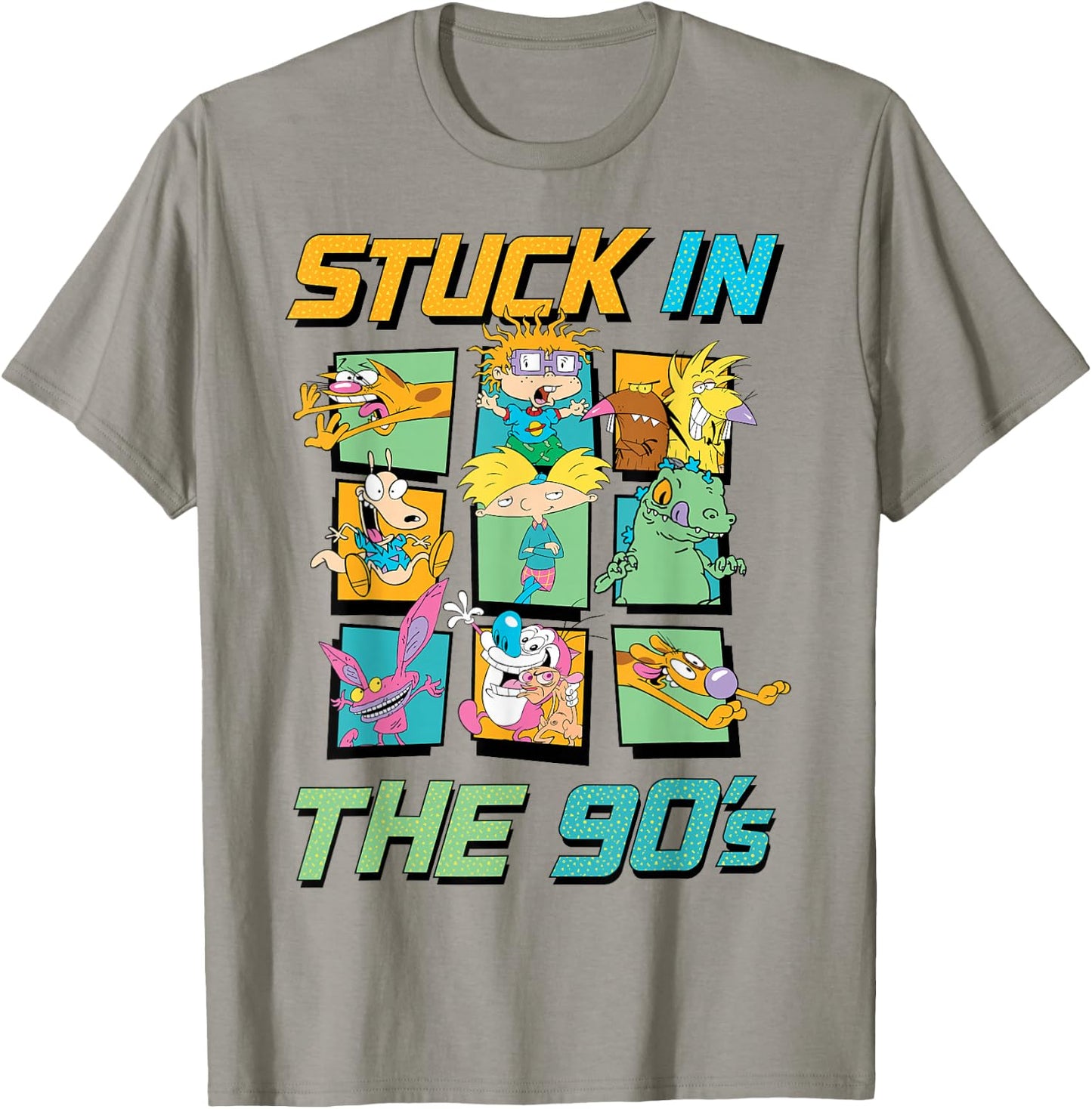 Nickelodeon Stuck in The 90s T-Shirt - T-Shirt | Sand