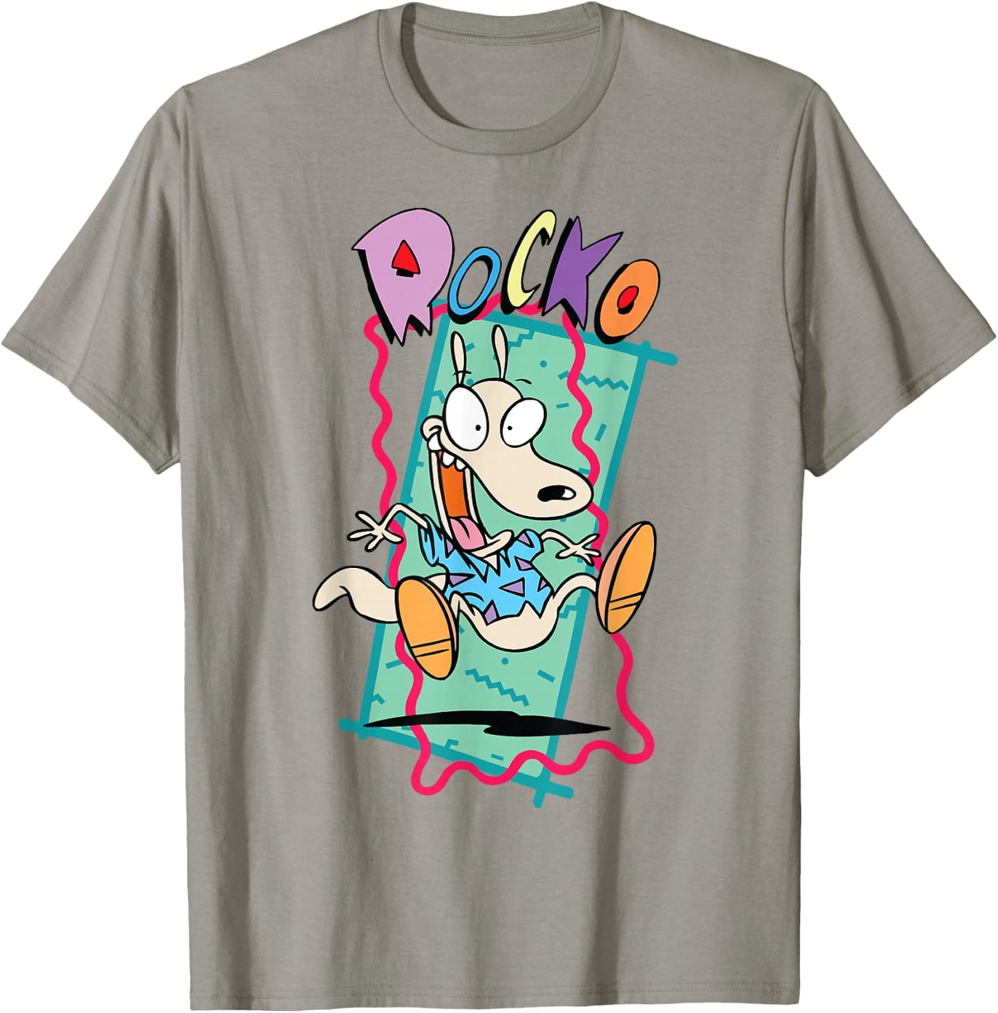 Nickelodeon Rocko's Modern Life 90's Retro T-Shirt - T-Shirt | Sand