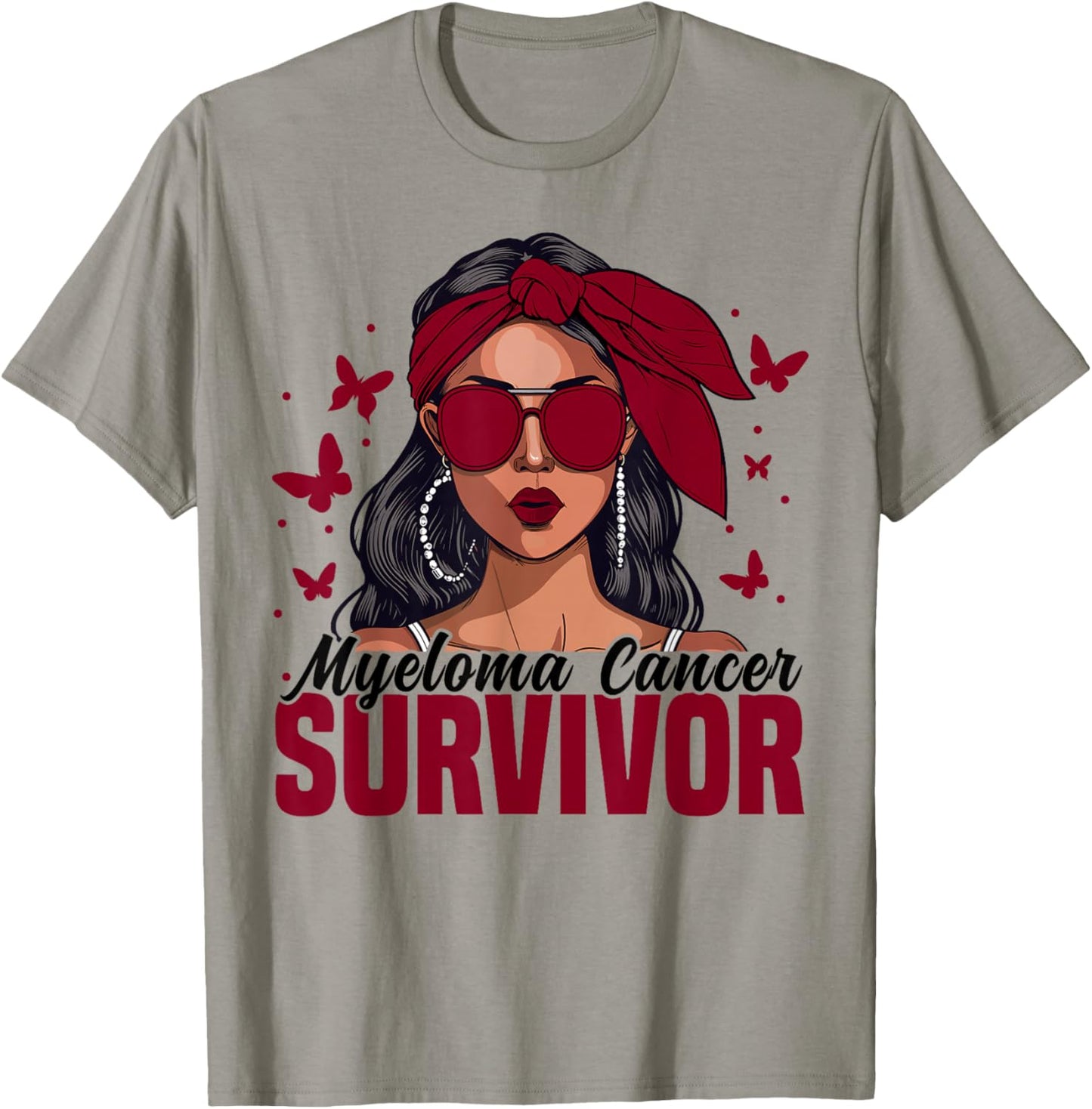 Myeloma Cancer Survivor Month Myeloma Cancer Awareness T-Shirt - T-Shirt | Sand