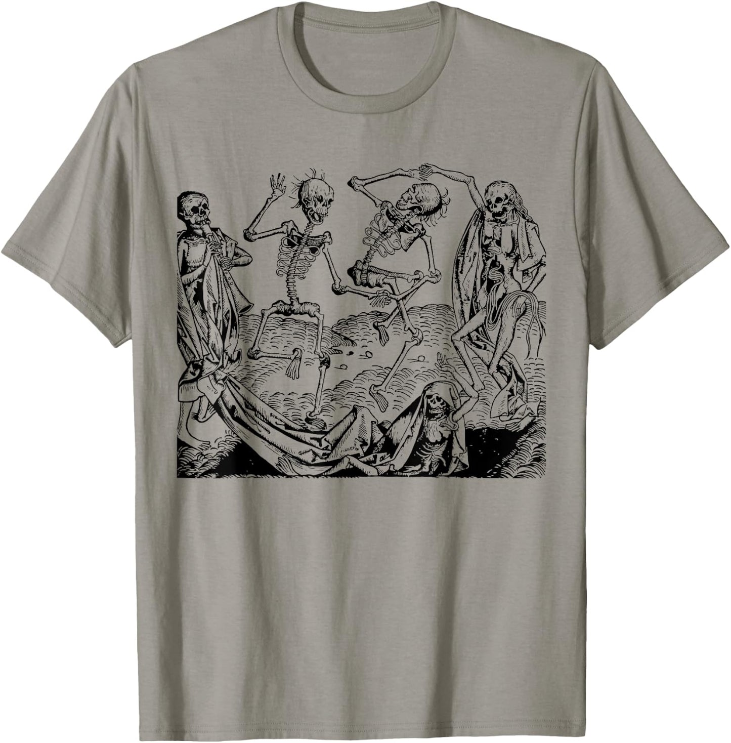 Danse Macabre Or Dance Of Death 1493, T Shirt Artwork T-Shirt - T-Shirt | Sand