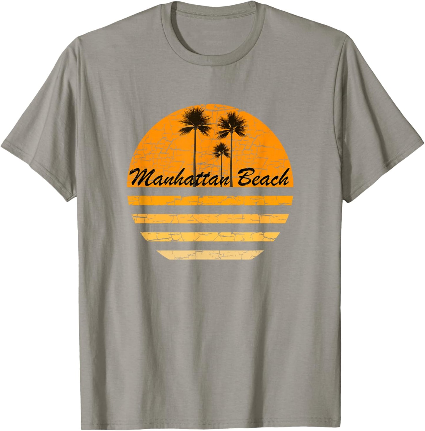 Manhattan Beach, CA Vintage 70s Throwback Surf T-Shirt - T-Shirt | Sand