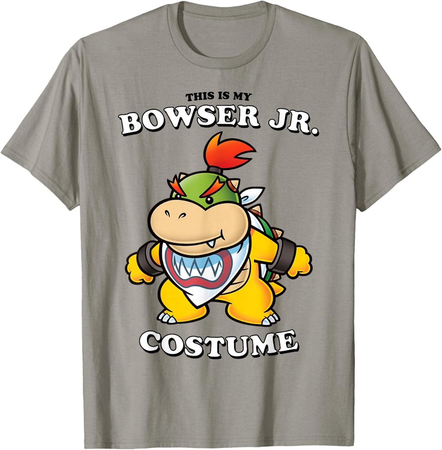 Super Mario Bros Halloween This Is My Bowser Jr. Costume T-Shirt - T-Shirt | Sand