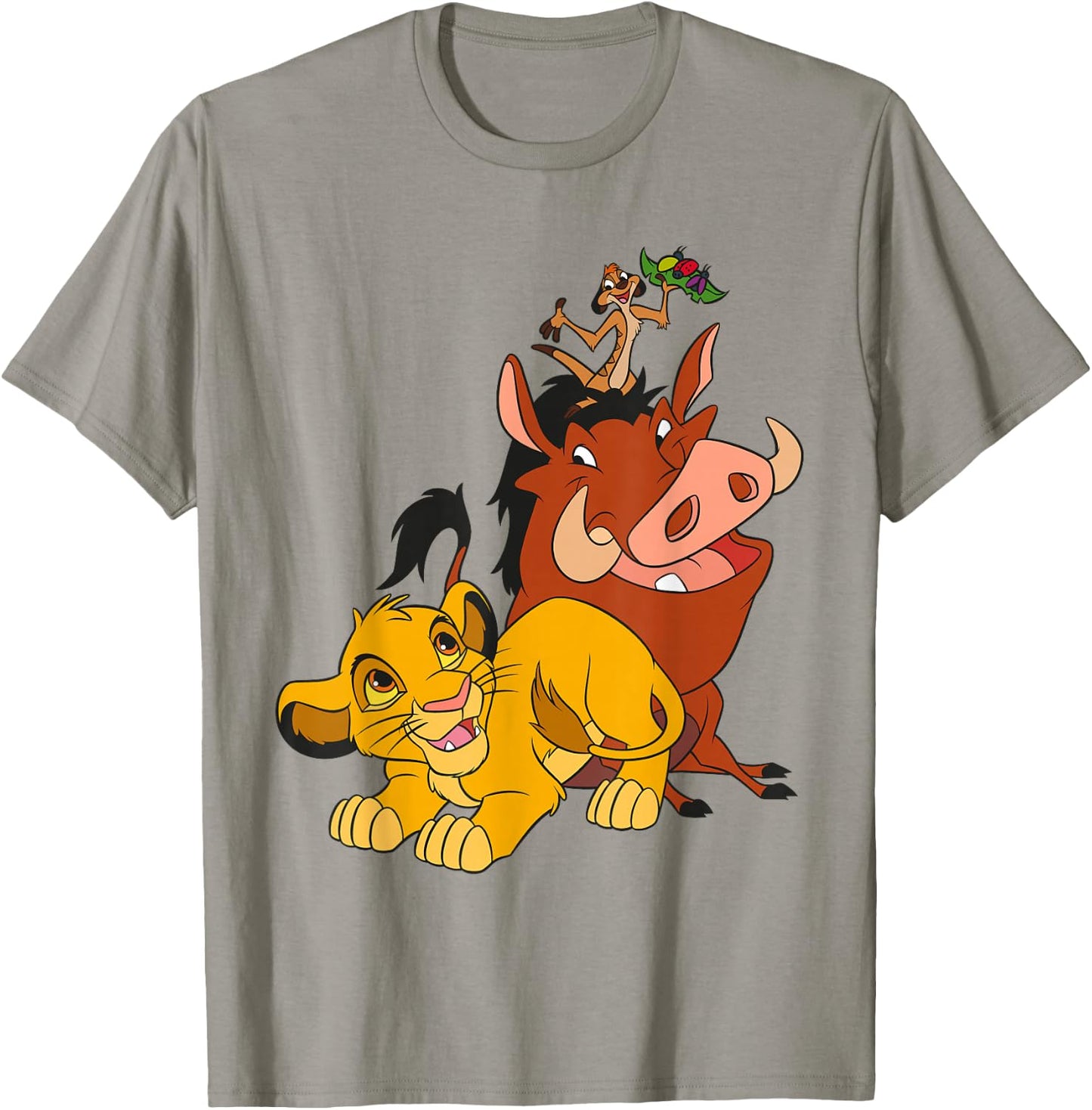 Disney The Lion King Young Simba Timon and Pumbaa T-Shirt - T-Shirt | Sand