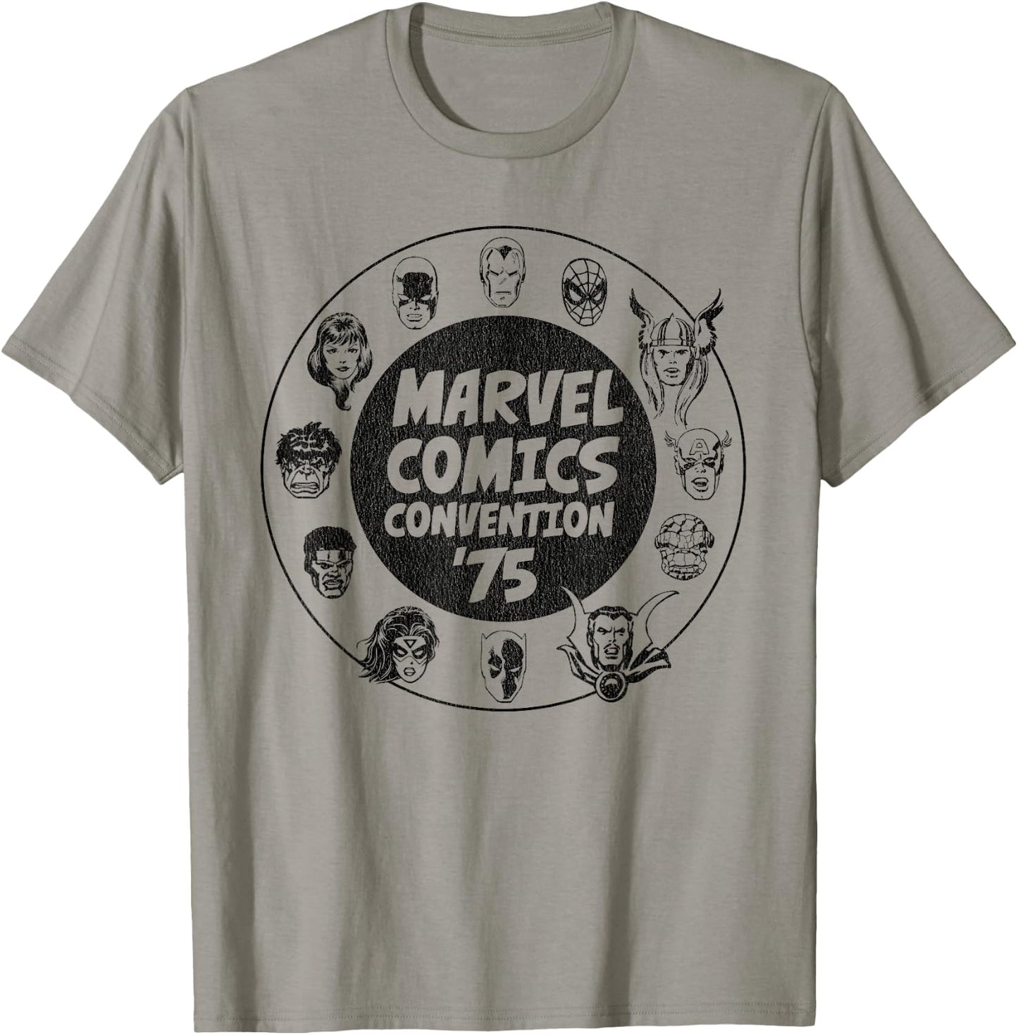 Marvel Comics Convention 75 Monochromatic Vintage T-Shirt - T-Shirt | Sand