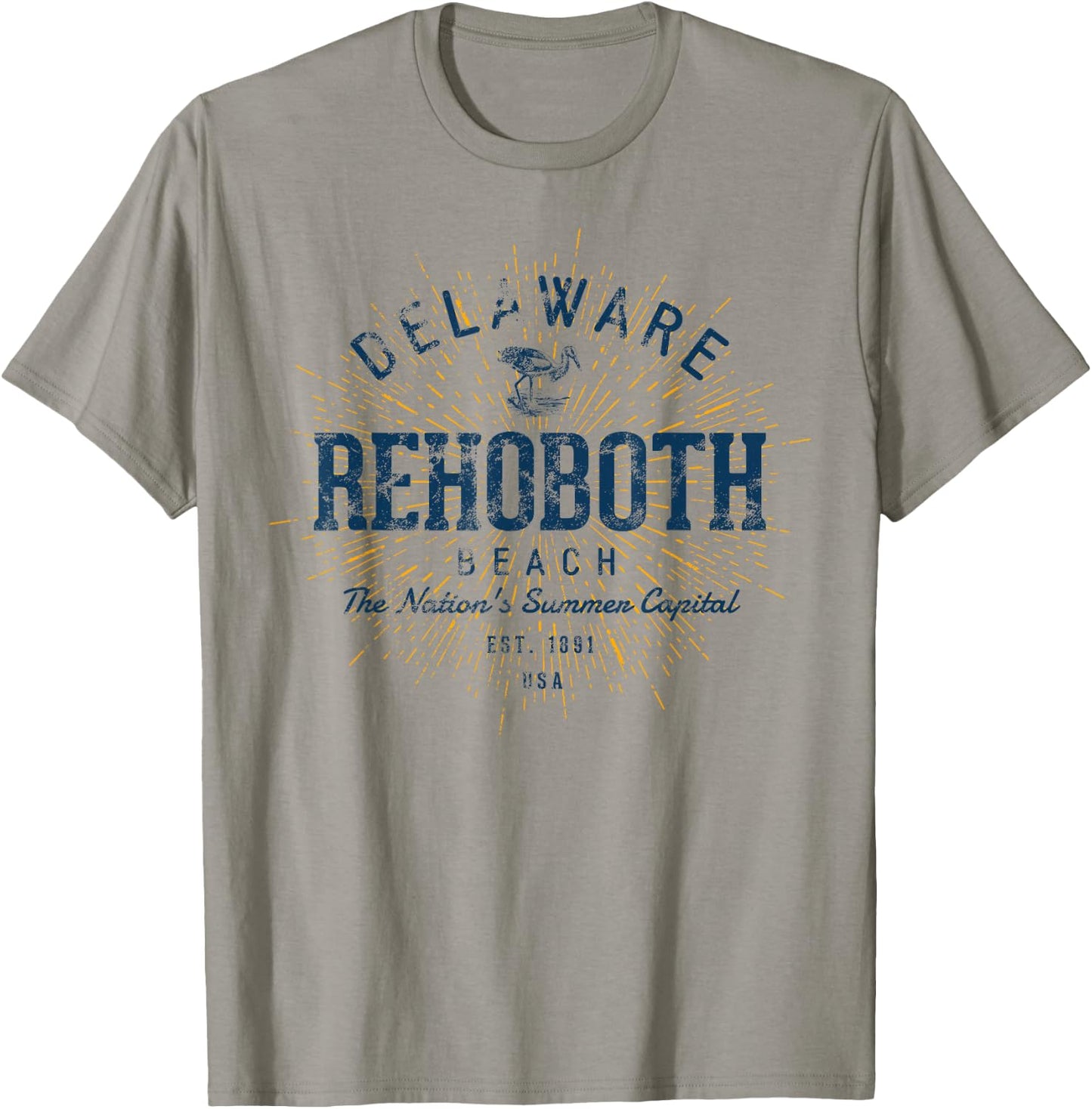 Vintage Rehoboth Beach Retro T-Shirt - T-Shirt | Sand