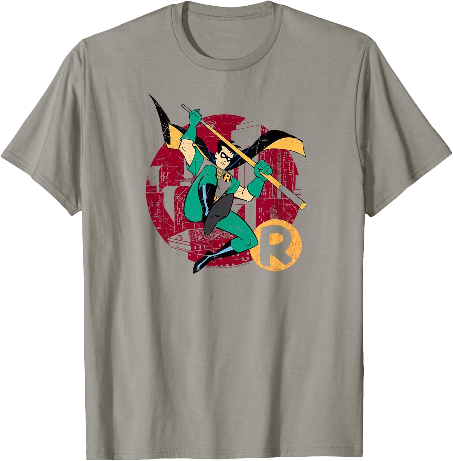 Batman: Animated Series Robin Leap T Shirt T-Shirt - T-Shirt | Sand