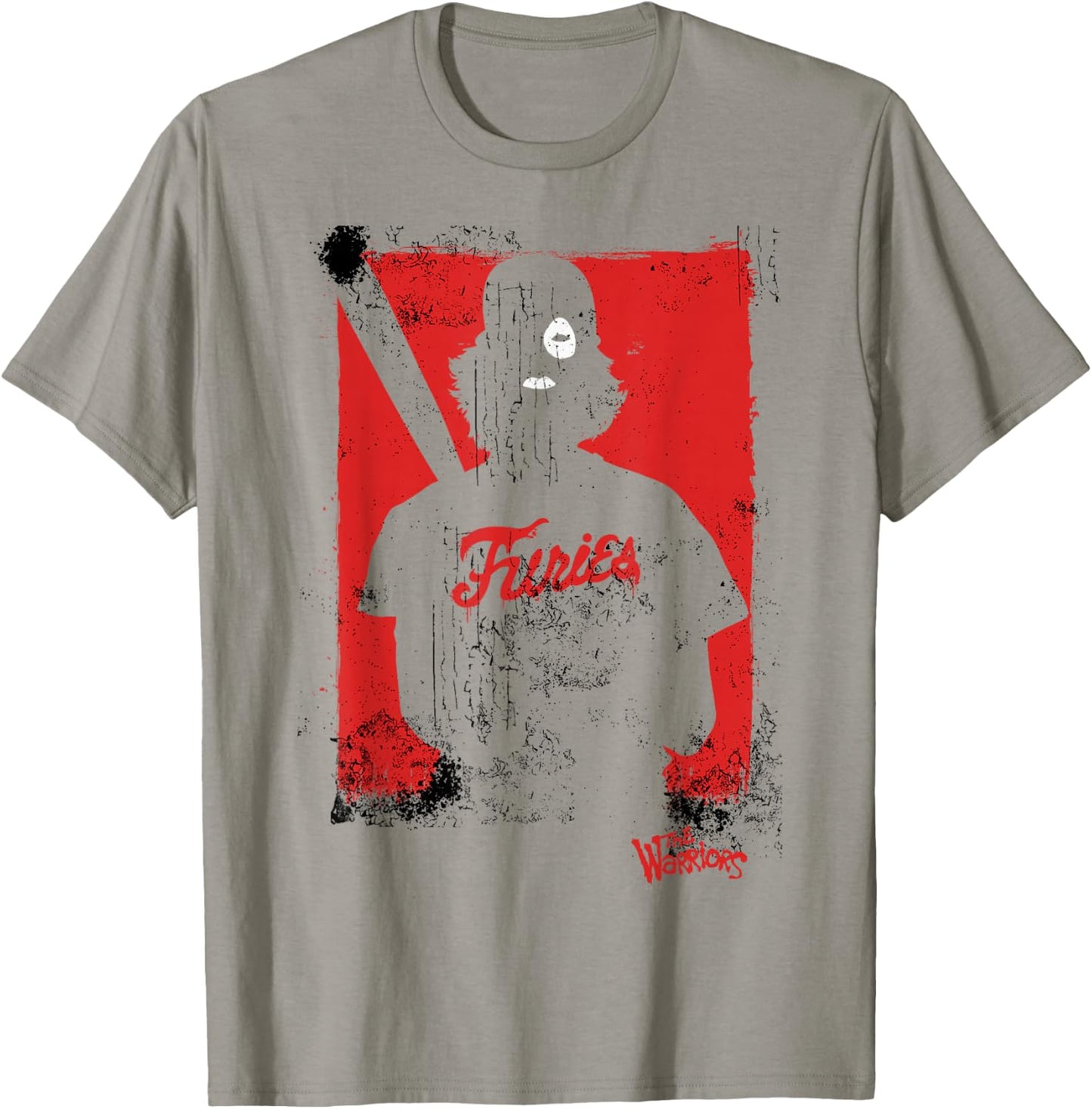 The Warriors The Furies Distressed Silhouette T-Shirt - T-Shirt | Sand