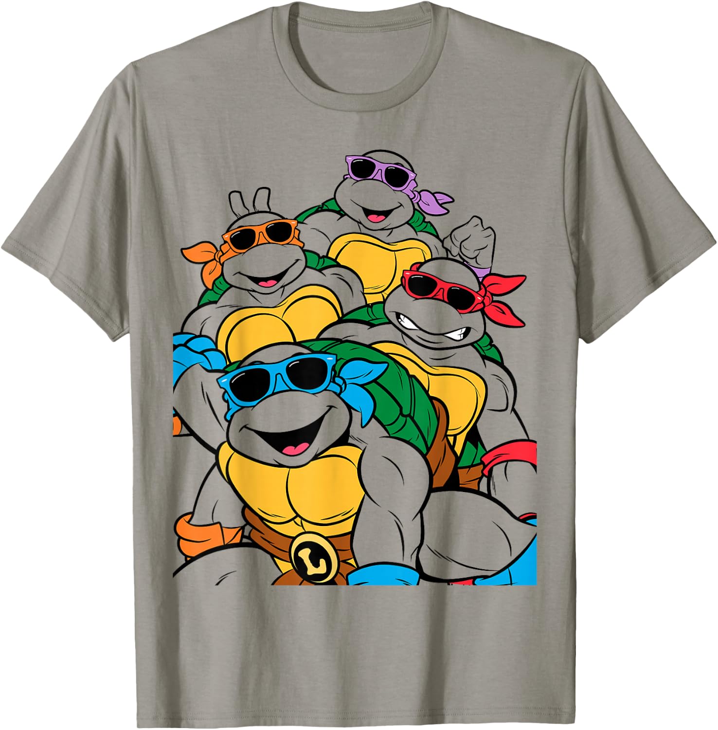 Teenage Mutant Ninja Turtles With Sunglasses T-Shirt - T-Shirt | Sand