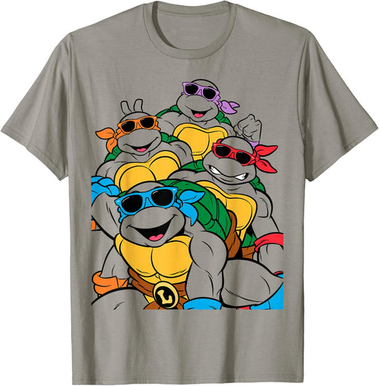 Teenage Mutant Ninja Turtles With Sunglasses T-Shirt - T-Shirt | Sand