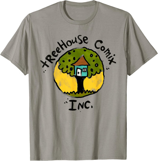 DreamWorks Captain Underpants Treehouse Comix Inc. T-Shirt - T-Shirt | Sand