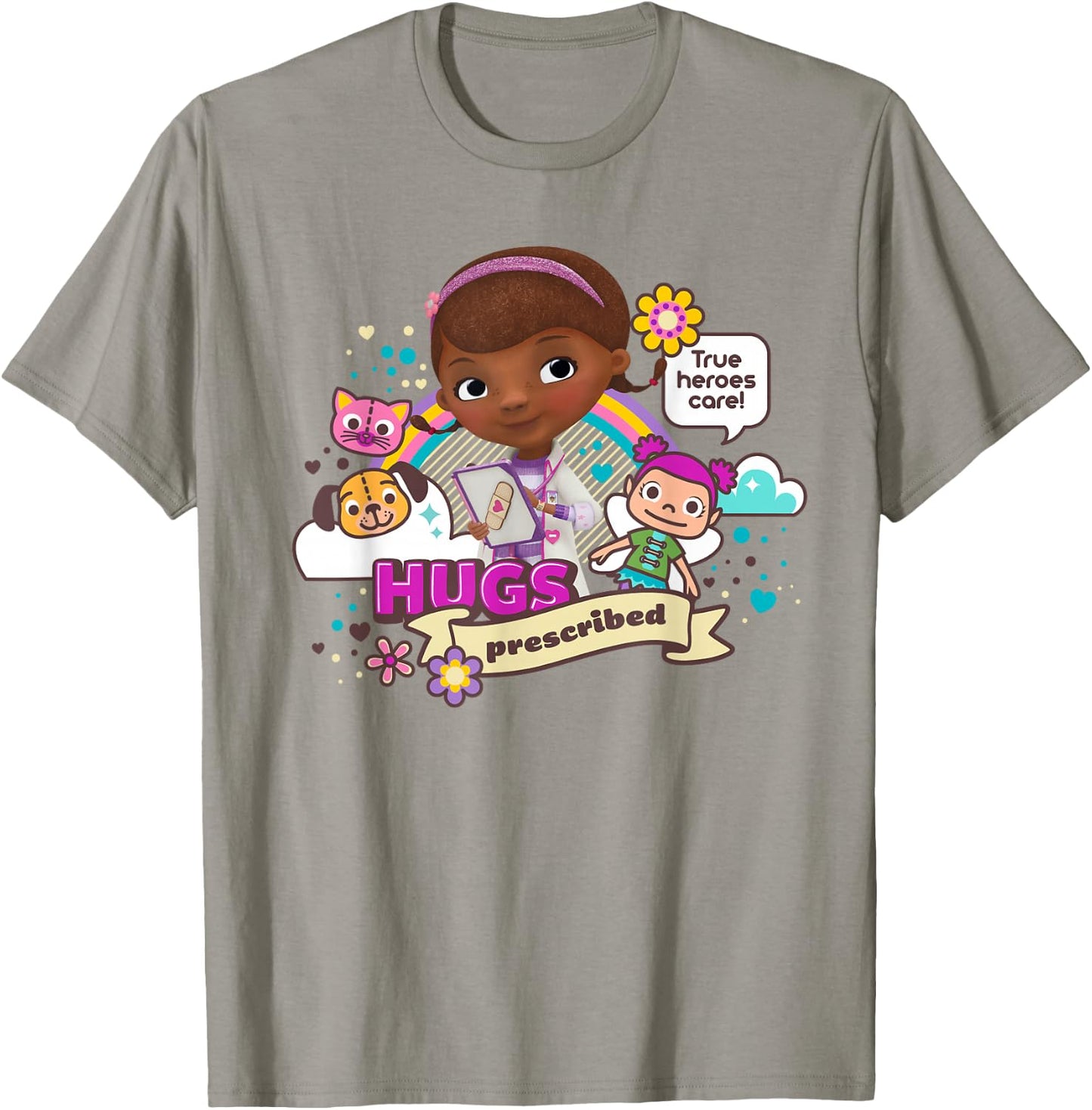 Disney Doc McStuffins Hugs Prescribed T-Shirt - T-Shirt | Sand