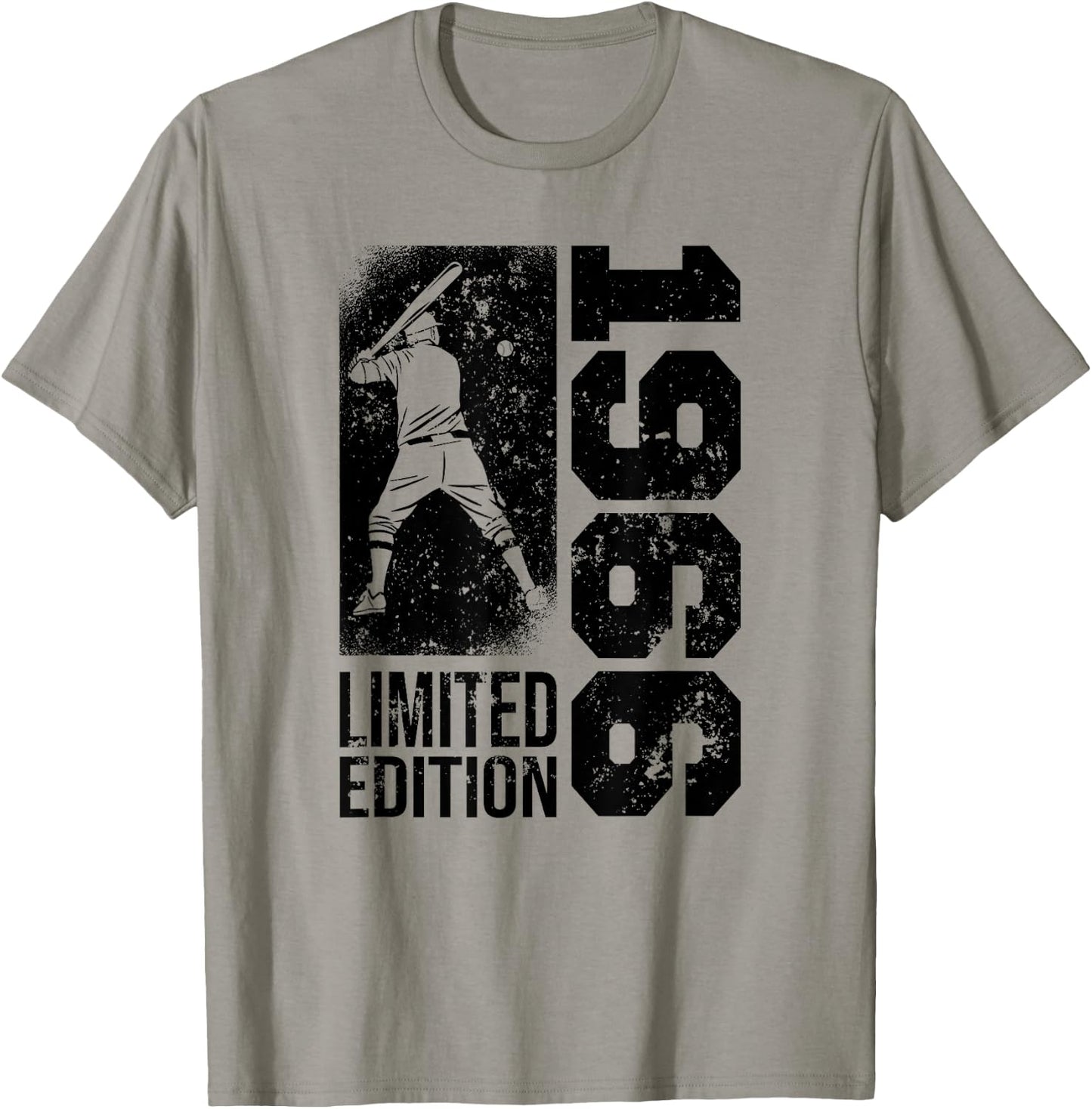 Baseball-Player Vintage born 1966 Birthday Baseball T-Shirt - T-Shirt | Sand