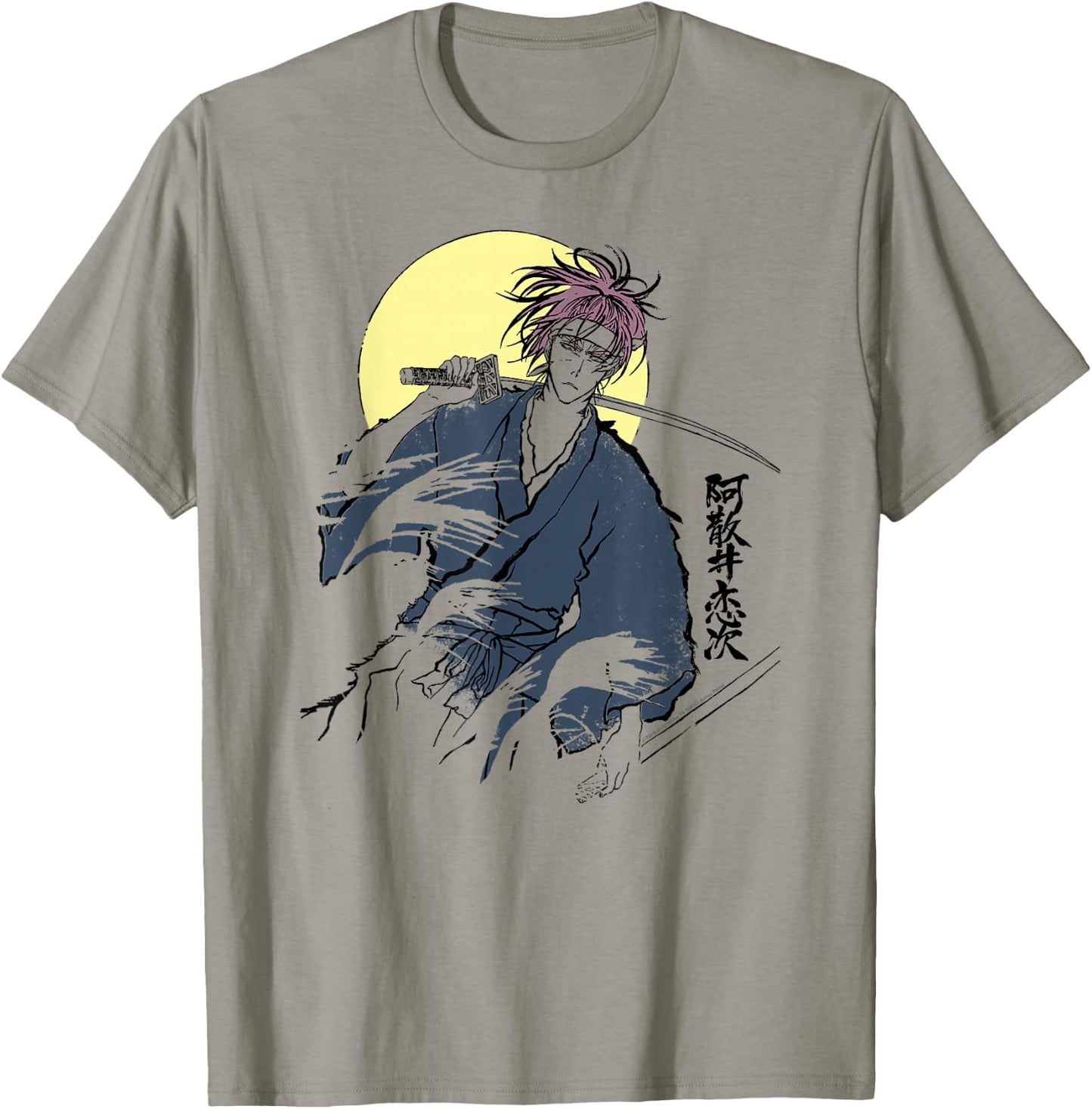 Bleach Renji Illustration Anime T-Shirt - T-Shirt | Sand