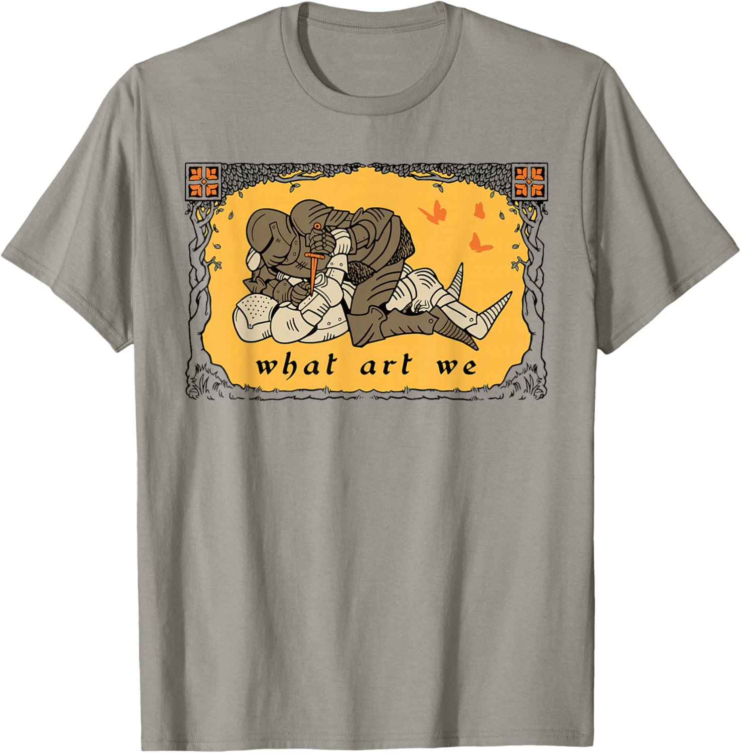 What Art We Knights LGBT Gay Lesbian Bisexual Trans Pride T-Shirt - T-Shirt | Sand