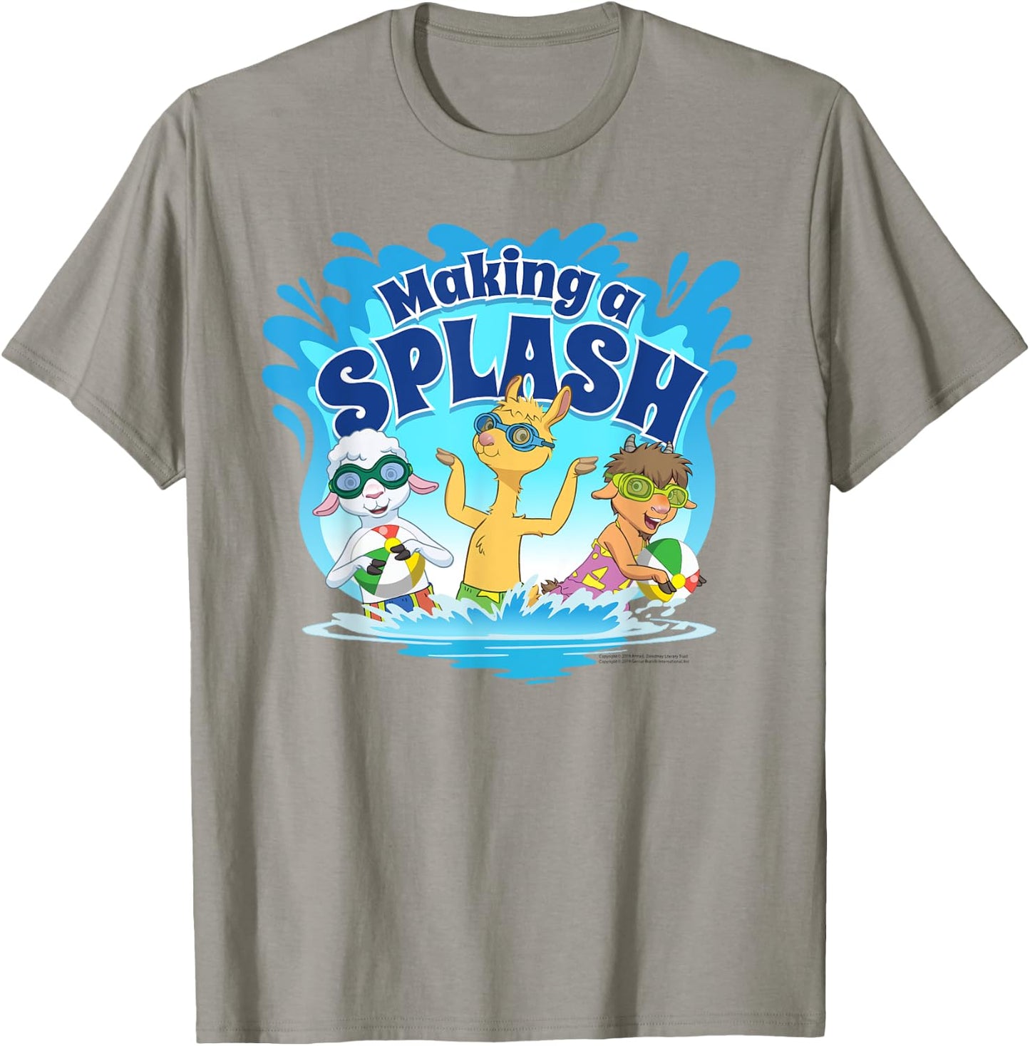 Llama Llama Netflix Pool Party "Making a Splash" Shirt T-Shirt - T-Shirt | Sand
