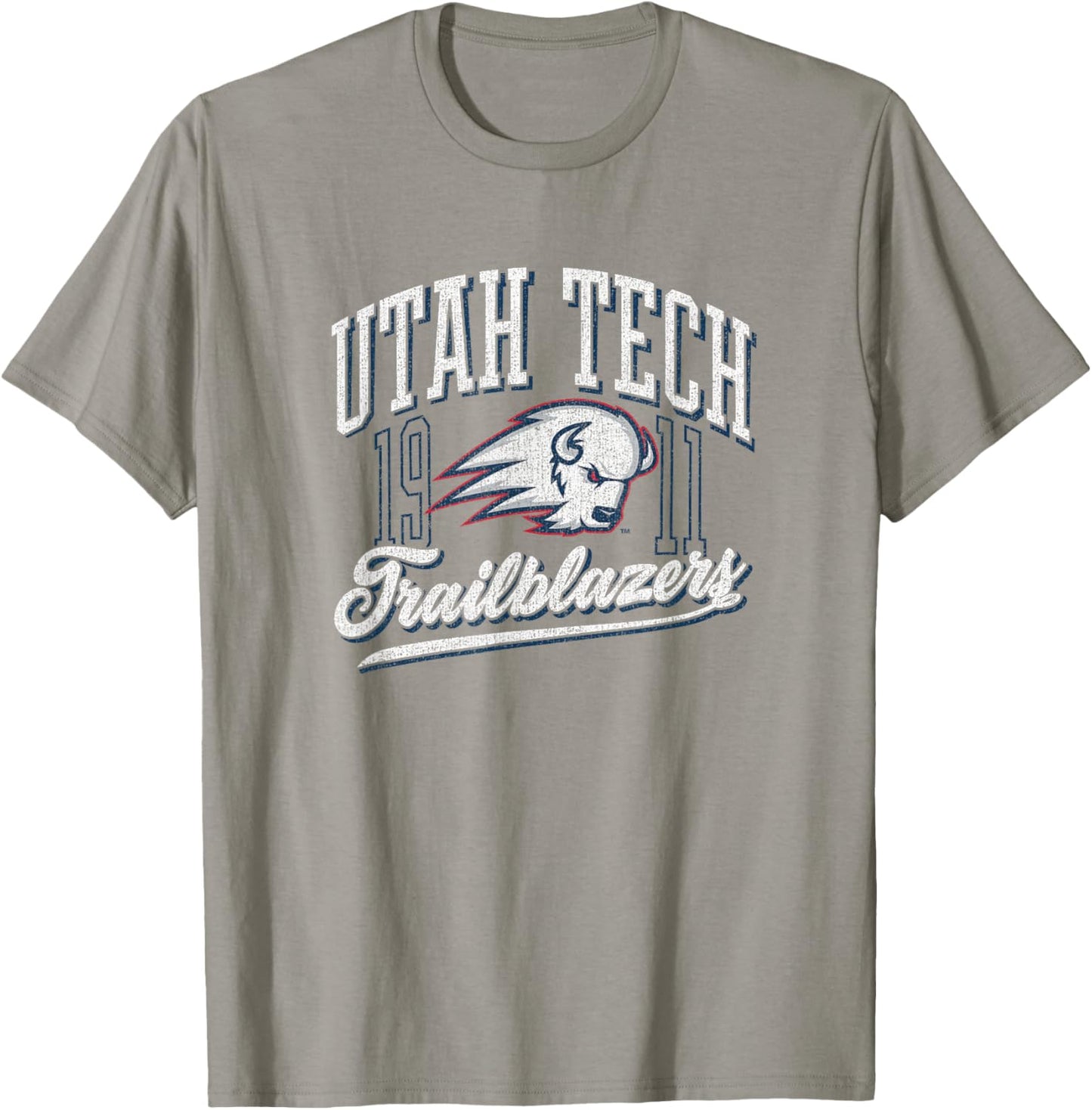 Utah Tech University Trailblazers Vintage Script Emblem T-Shirt - T-Shirt | Sand