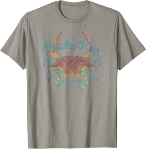 JCombs: Siesta Key, FL, Blue Crab T-Shirt - T-Shirt | Sand