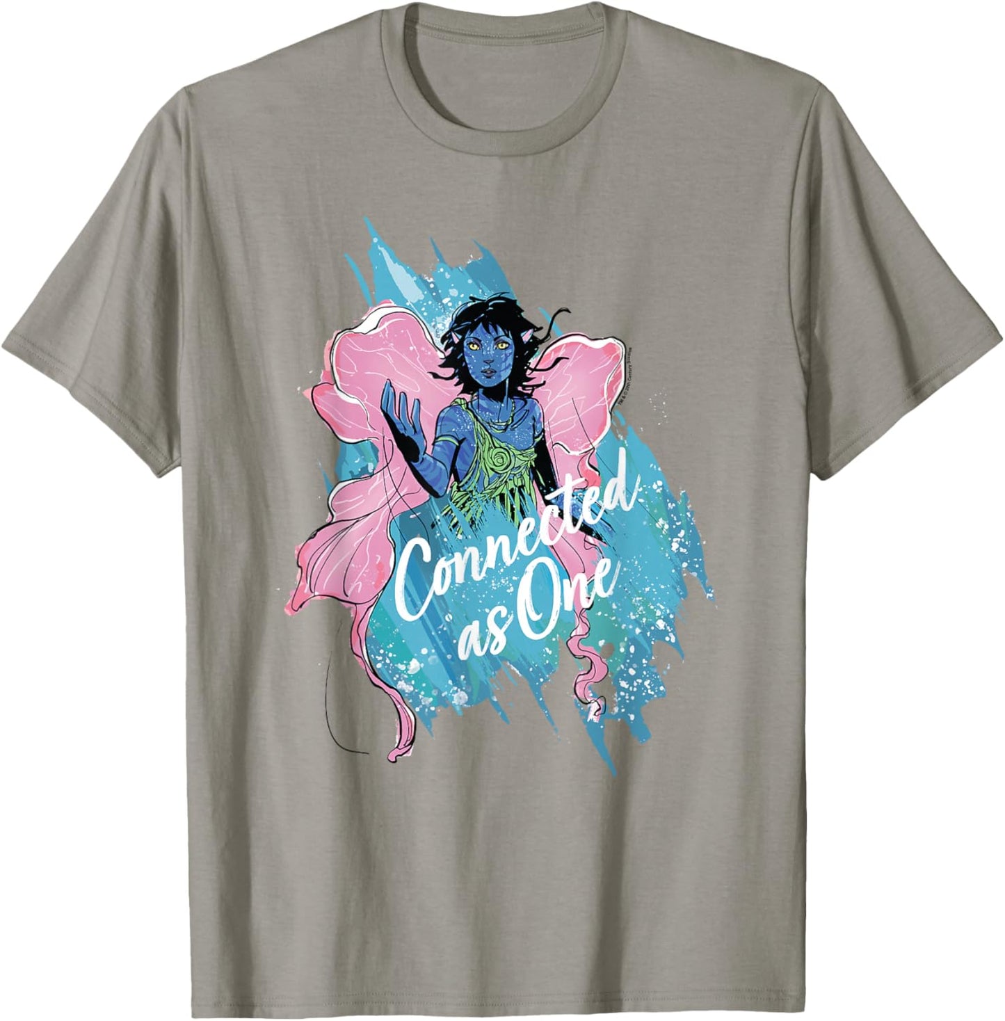 Avatar: The Way Of Water Kiri Connected As One Colorful Logo T-Shirt - T-Shirt | Sand