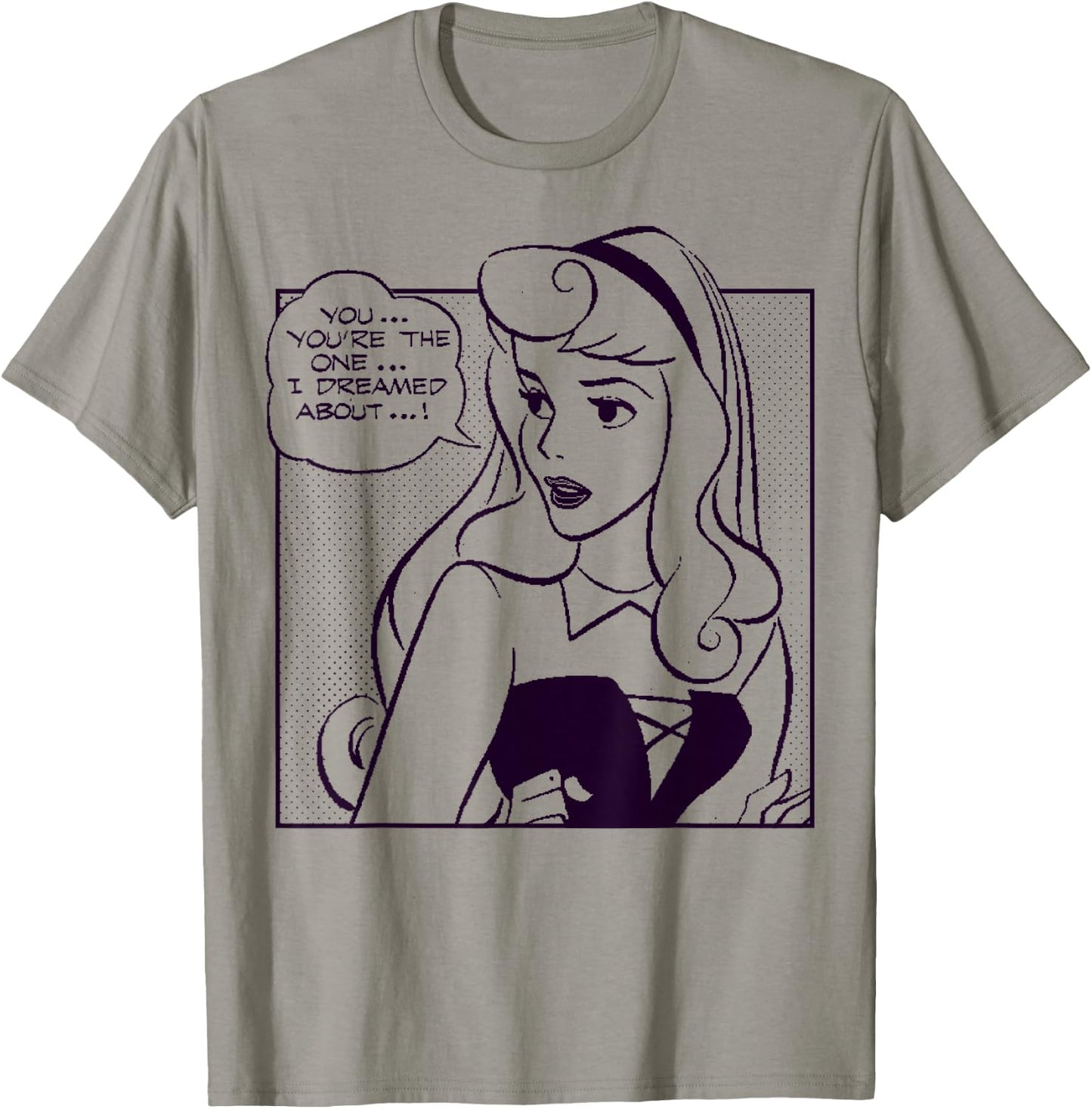 Disney Sleeping Beauty You're The One I Dreamed About Comic Small T-Shirt - T-Shirt | Sand