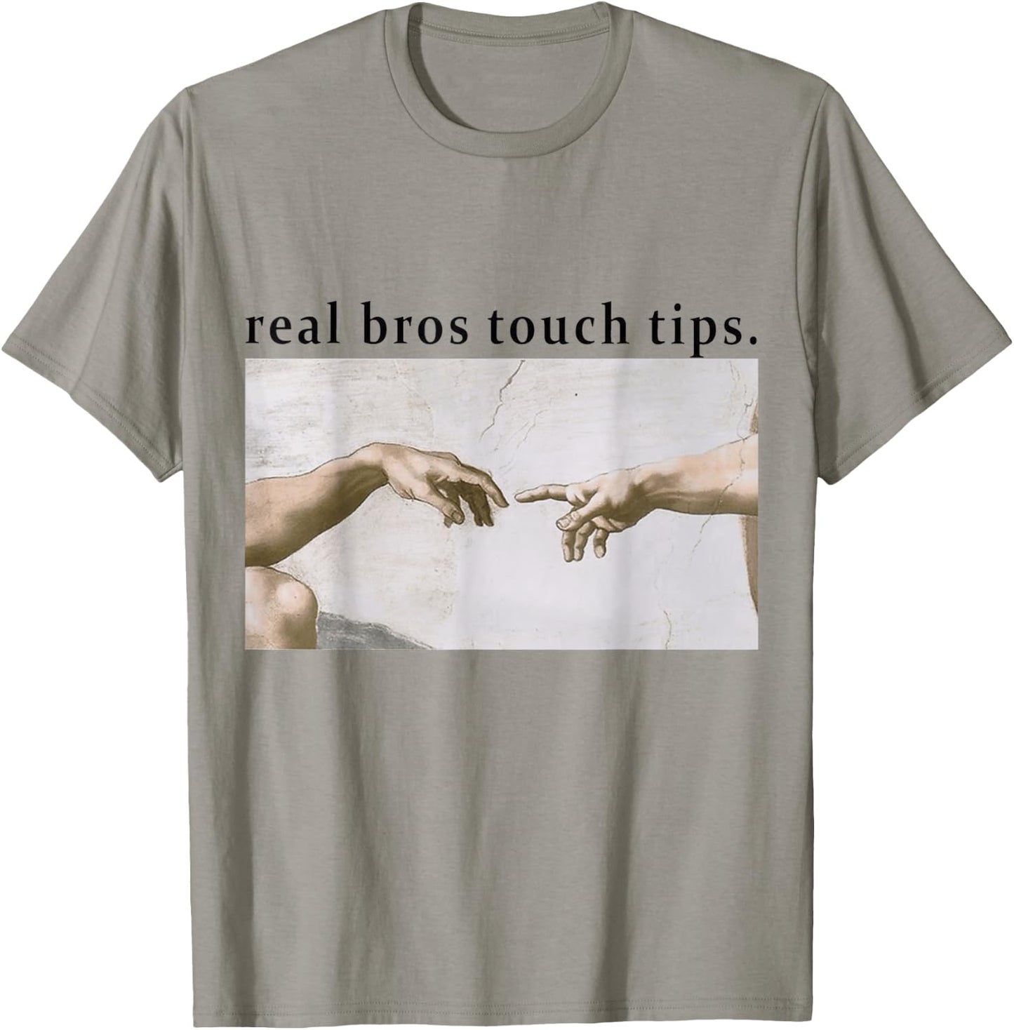 Real Bros Touch Tips T-Shirt - T-Shirt | Sand