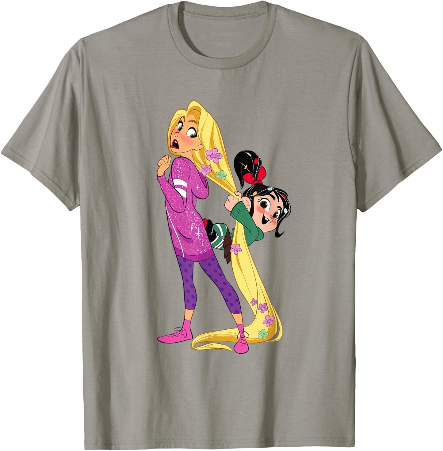 Disney Ralph Breaks The Internet Rapunzel Vanellope T-Shirt - T-Shirt | Sand