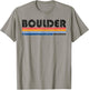 Vintage 1980s Style Boulder, CO T-Shirt - T-Shirt | Sand