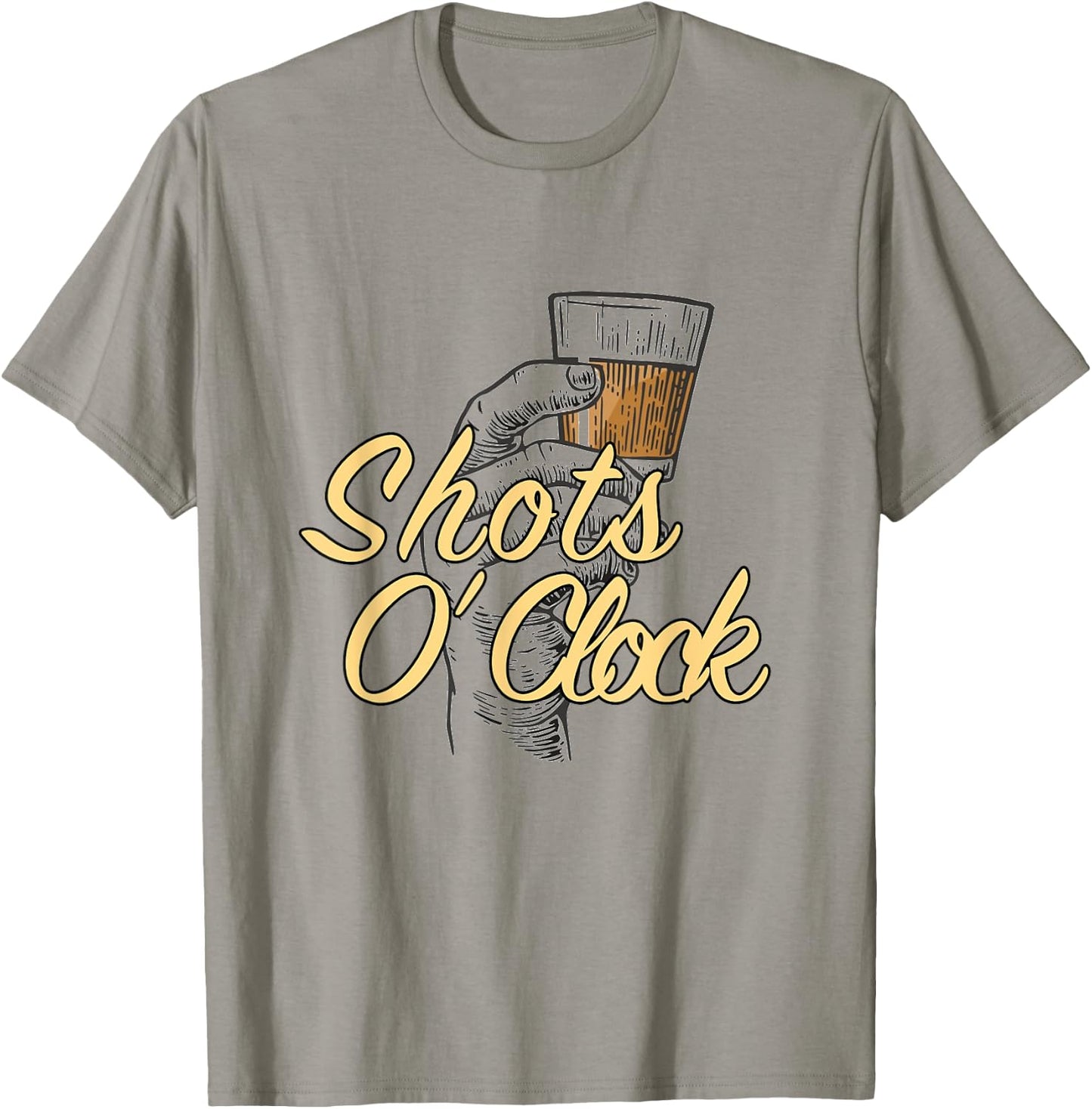 Shots O' Clock T-Shirt - T-Shirt | Sand