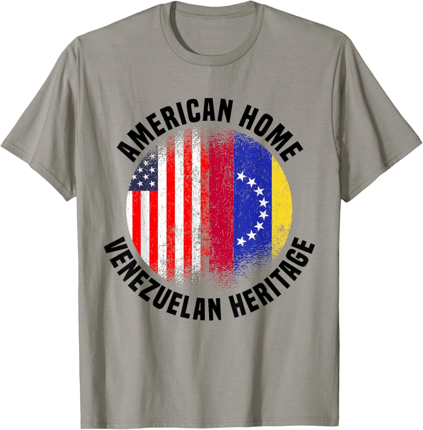 Venezuela Outfit & Women US American Venezuelan Flag T-Shirt - T-Shirt | Sand