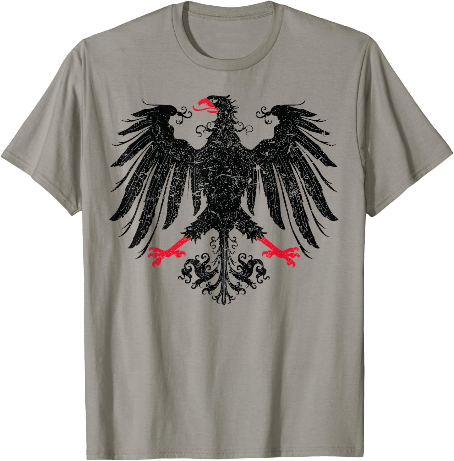 German Oktoberfest Eagle Coat of Arms Heraldry T-Shirt - T-Shirt | Sand