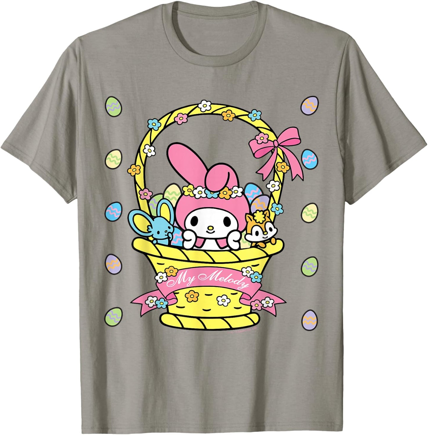 My Melody Logo Happy Easter Shirt T-Shirt - T-Shirt | Sand