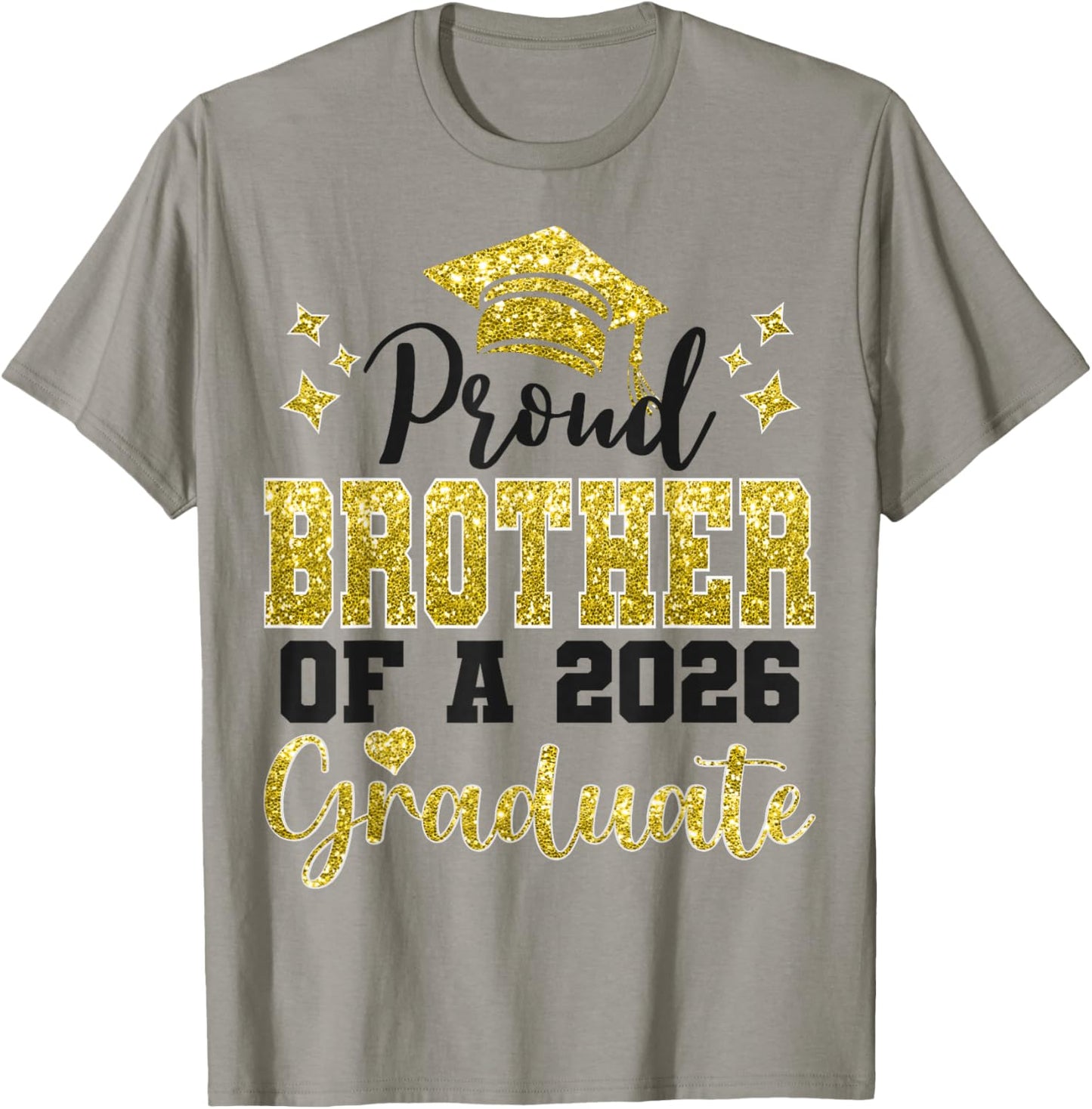 Super Proud Brother of 2026 Graduate Graduation Family T-Shirt - T-Shirt | Sand