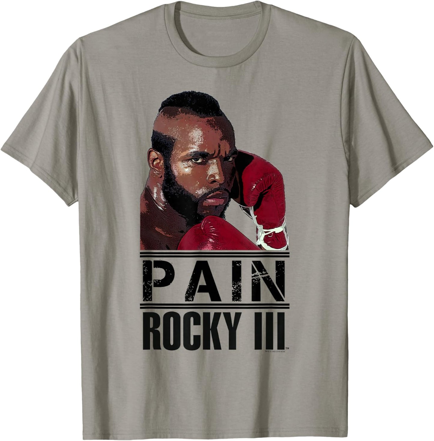Rocky 3 Clubber Lang Pain Portrait Logo T-Shirt - T-Shirt | Sand