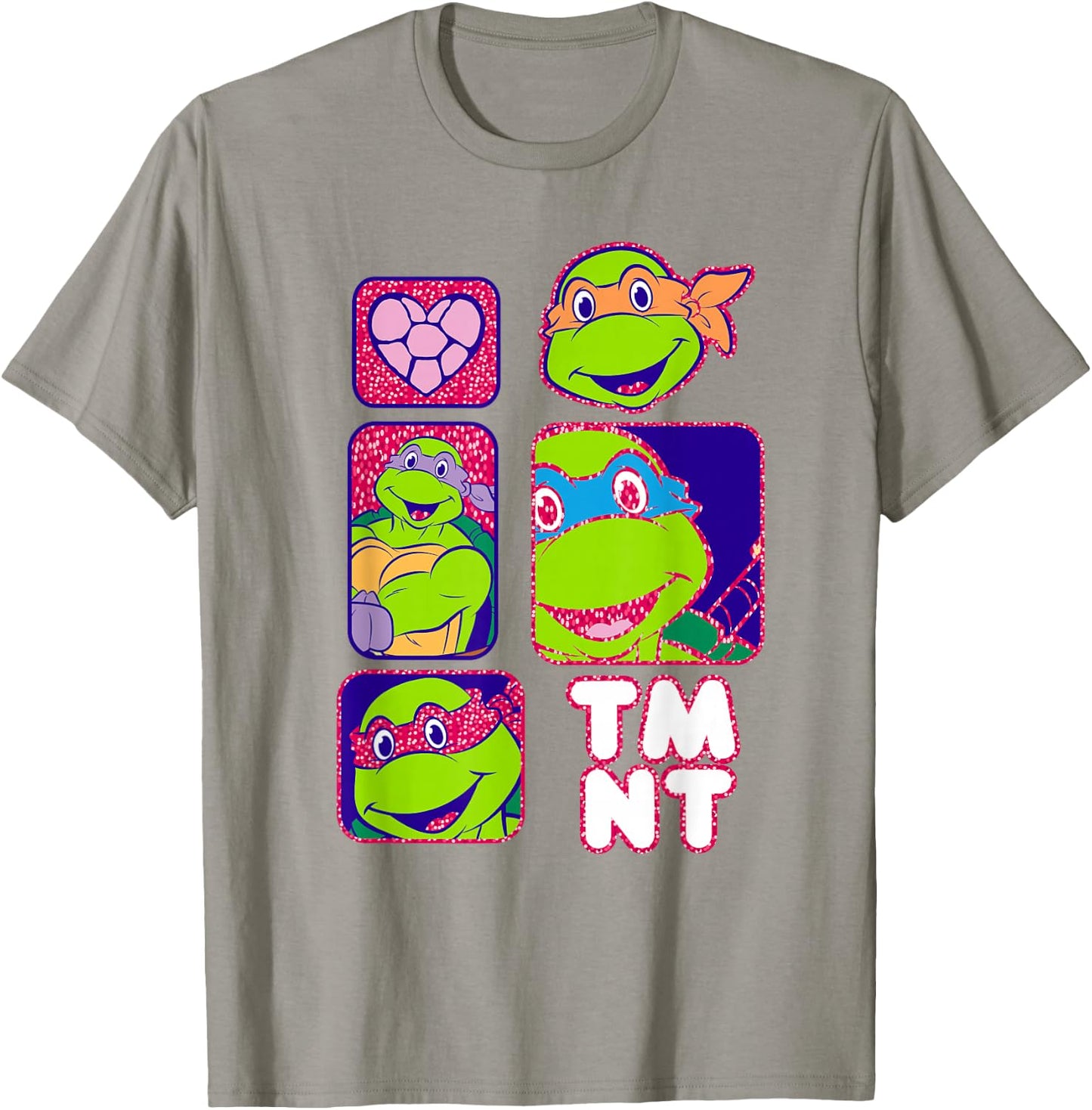 Teenage Mutant Ninja Turtles TMNT Box Portraits T-Shirt - T-Shirt | Sand