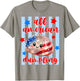 Kids Cute Striped All American Dumpling 4th of July Girls T-Shirt - T-Shirt | Sand